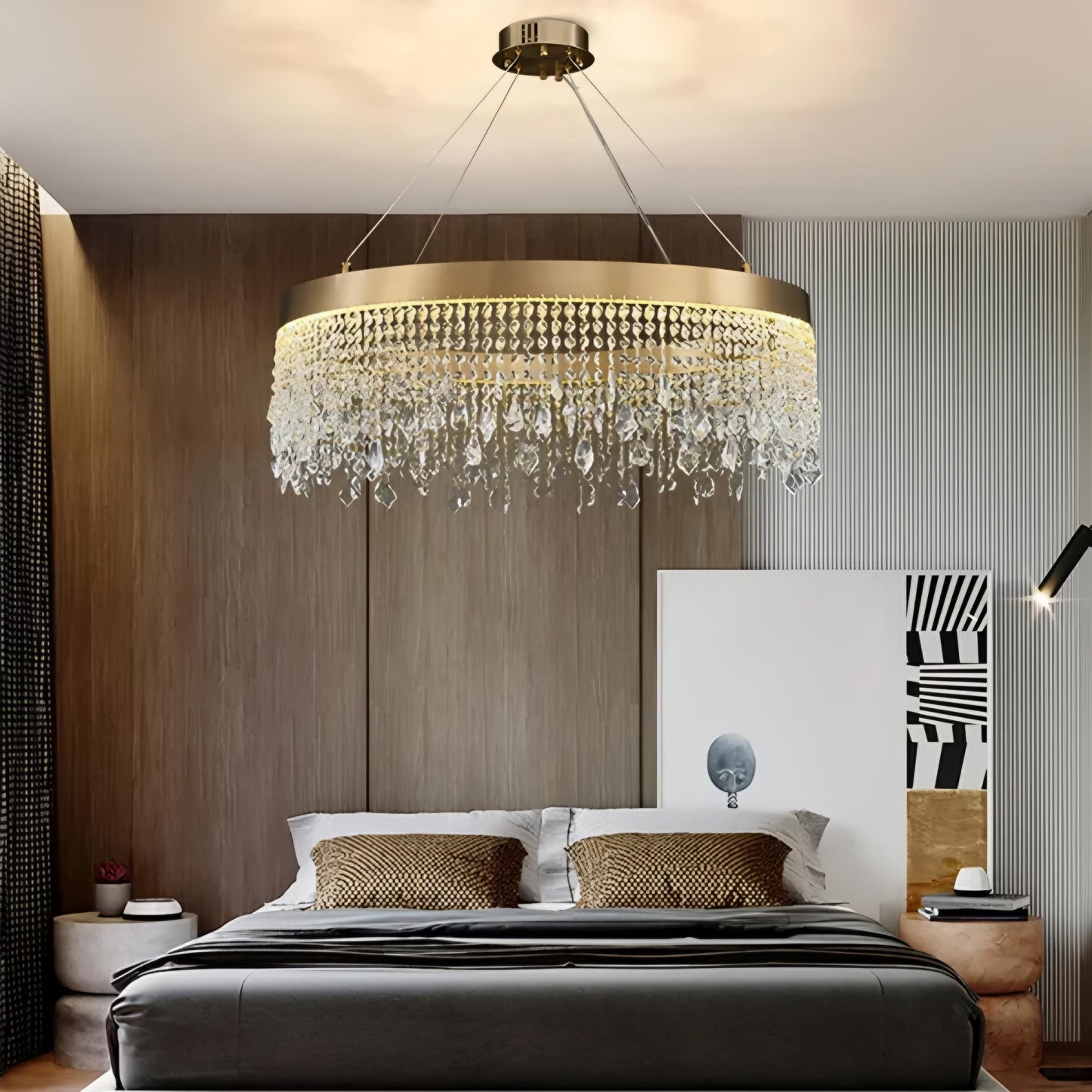 Round Crystal Chandelier