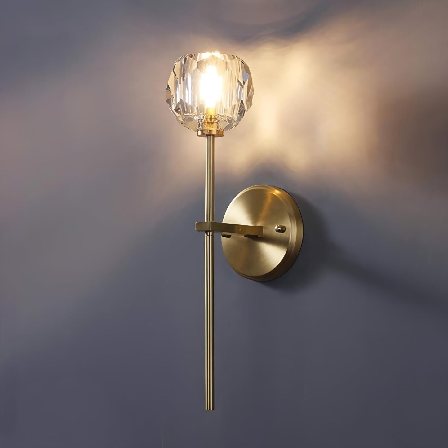 Crystal Top Wall Lamp