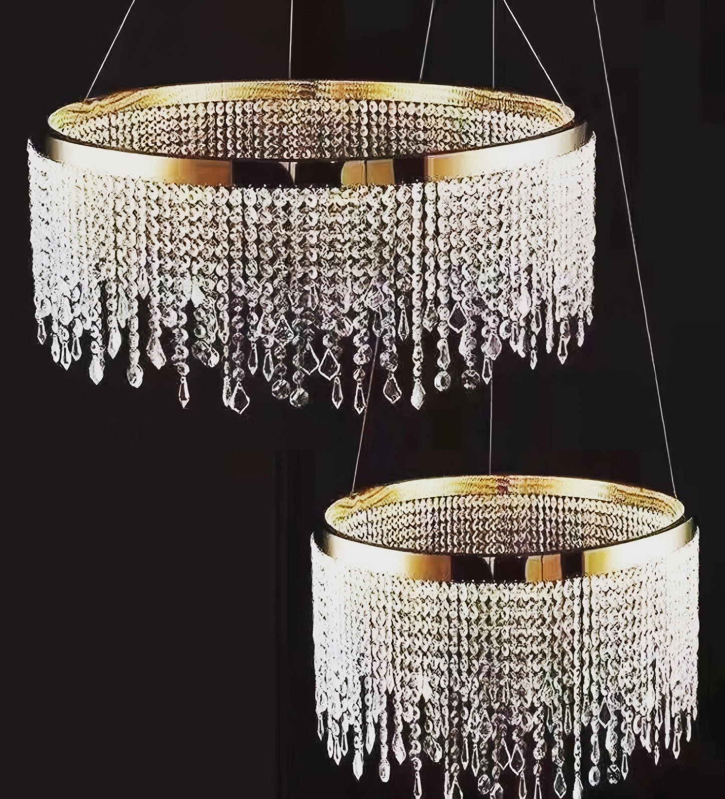 Round Crystal Chandelier