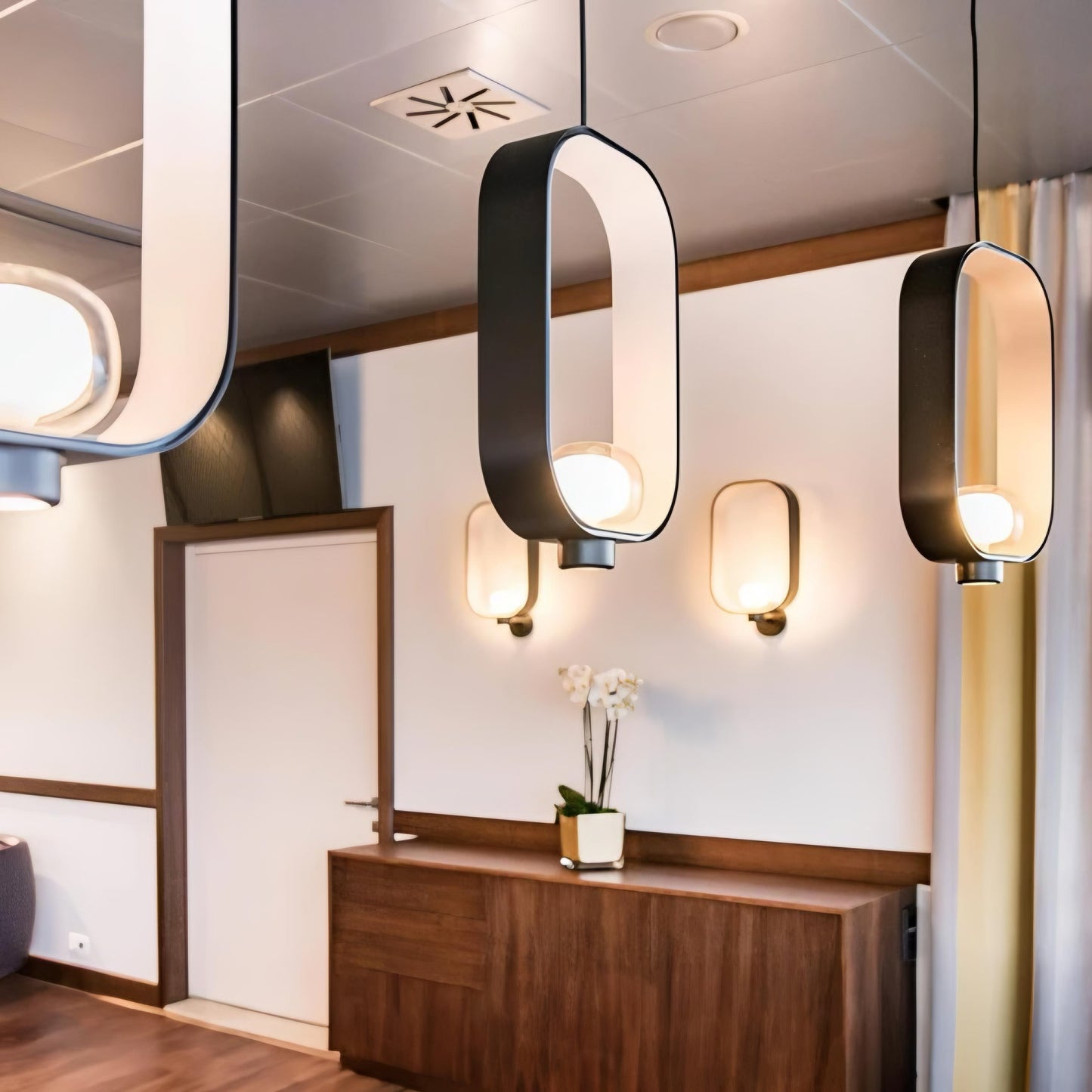 Modern Leather pendant lamp