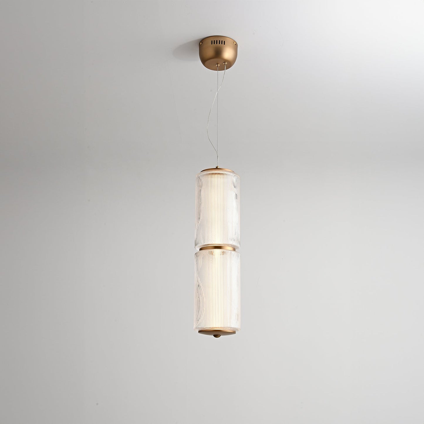 Glided Lumiere Pendant - Small ( 2 Glass )