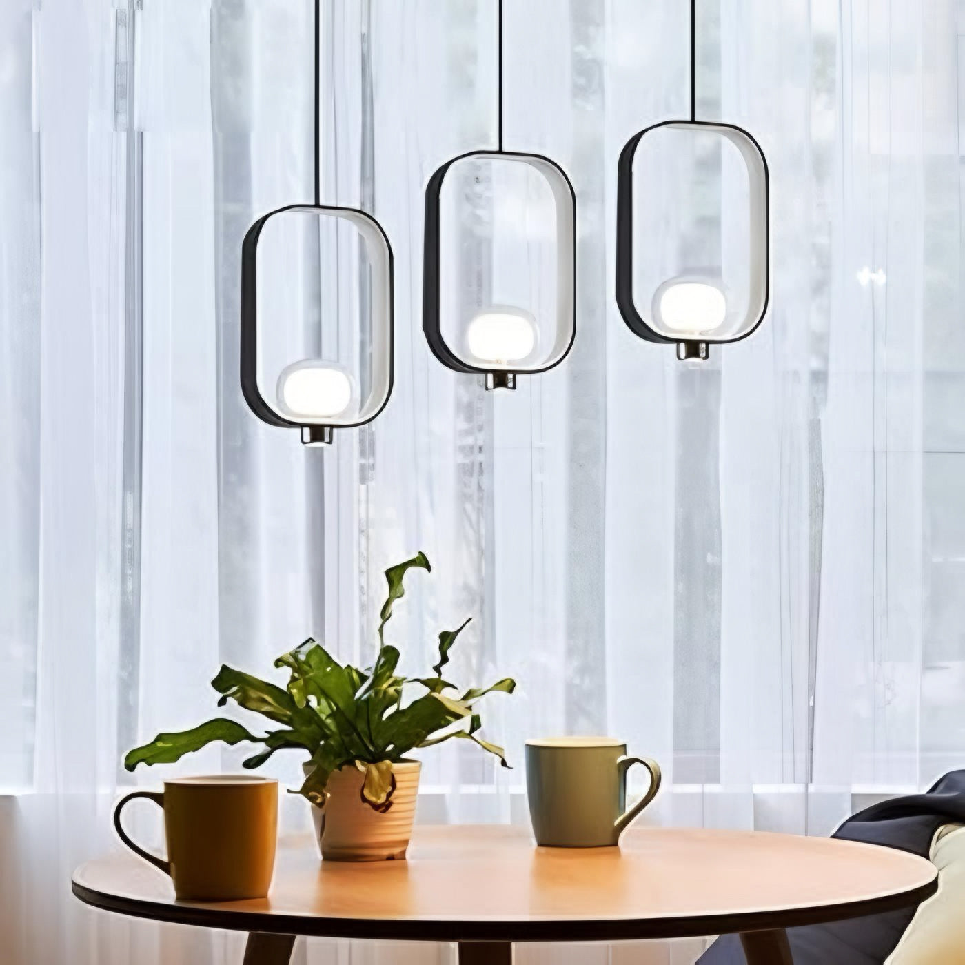 Modern Leather pendant lamp