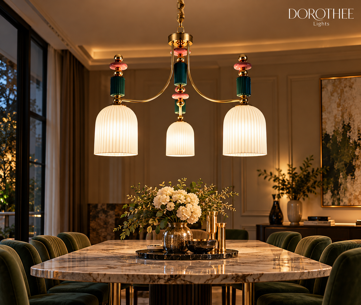 All That Matters ( Glass & Ceramic ) Chandelier