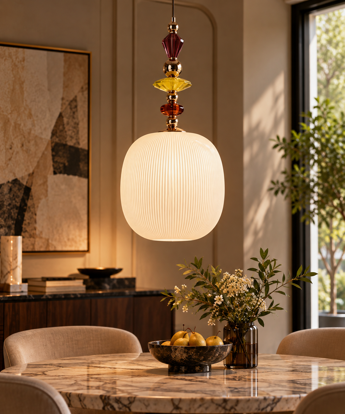 Aloha ( Glass & Ceramic ) Pendant Lamp