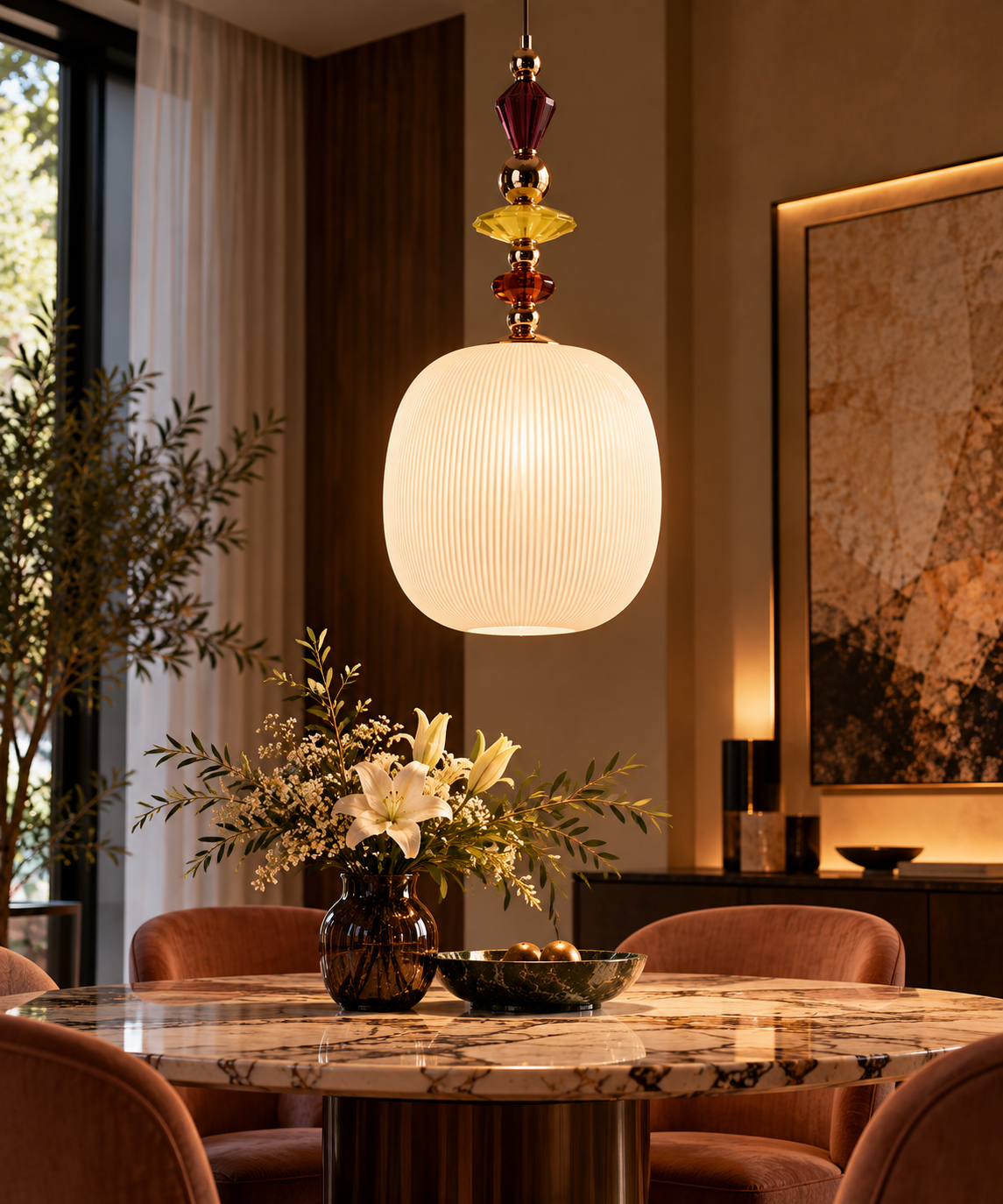 Aloha ( Glass & Ceramic ) Pendant Lamp
