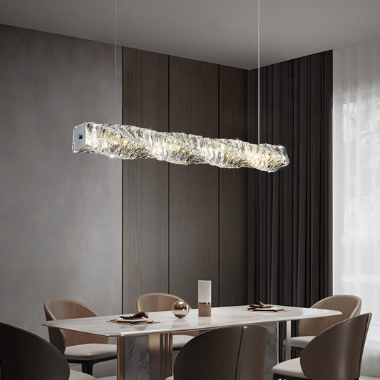 Glitter horizontal lamp