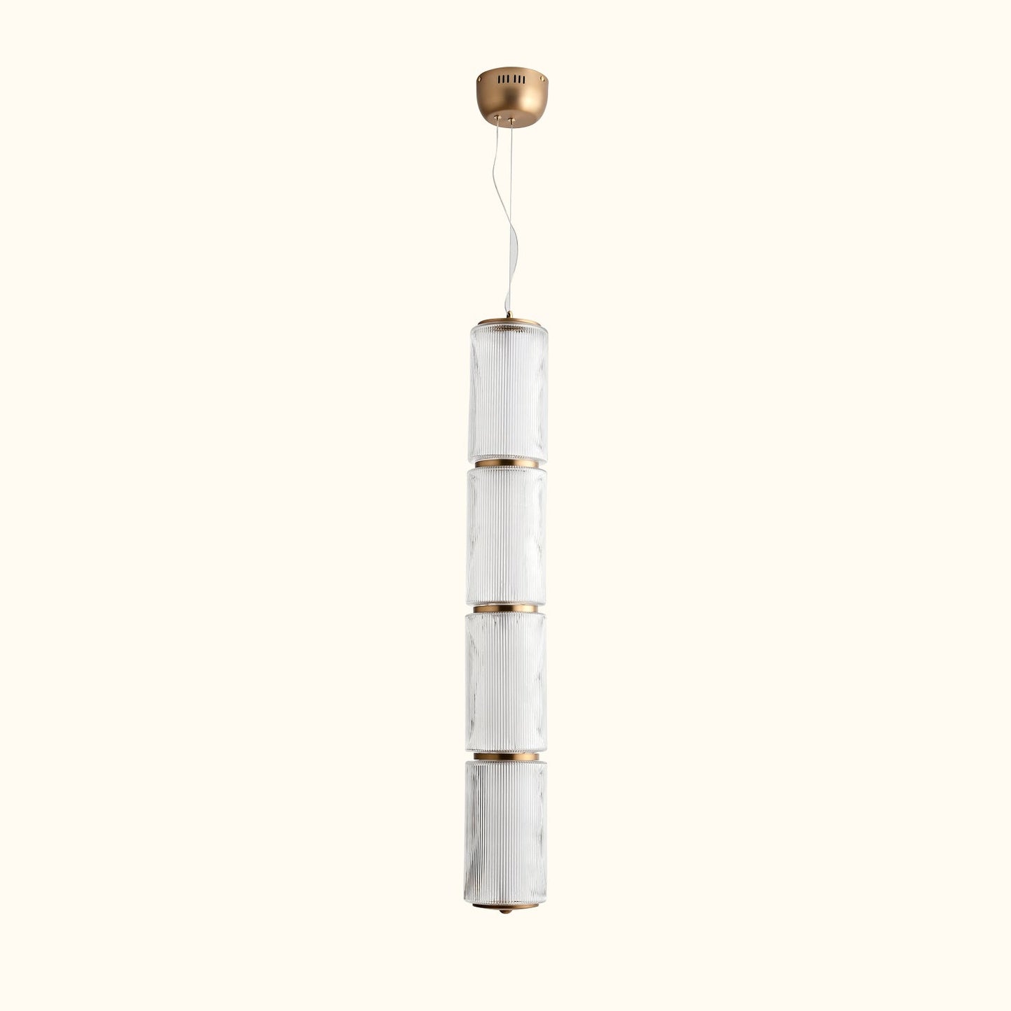Glided Lumiere Pendant - Large ( 4 Glass )